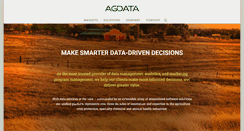 Desktop Screenshot of agdata.net